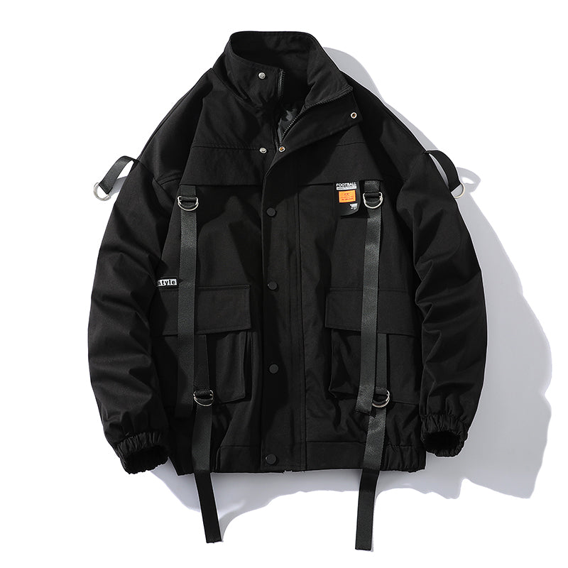 2024 Autumn Men's Hooded Windbreaker Slim Fit Jacket