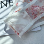 Explosive Style Sexy Three-Point Embroidery Bra Set