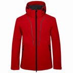 Men's Outdoor Mountaineering Soft Shell Windbreaker Suit