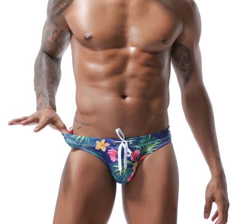 Floral Pattern Triangle Swimwear and Sexy Underwear