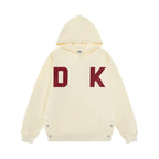 Letter Print Loose Hooded Sweater
