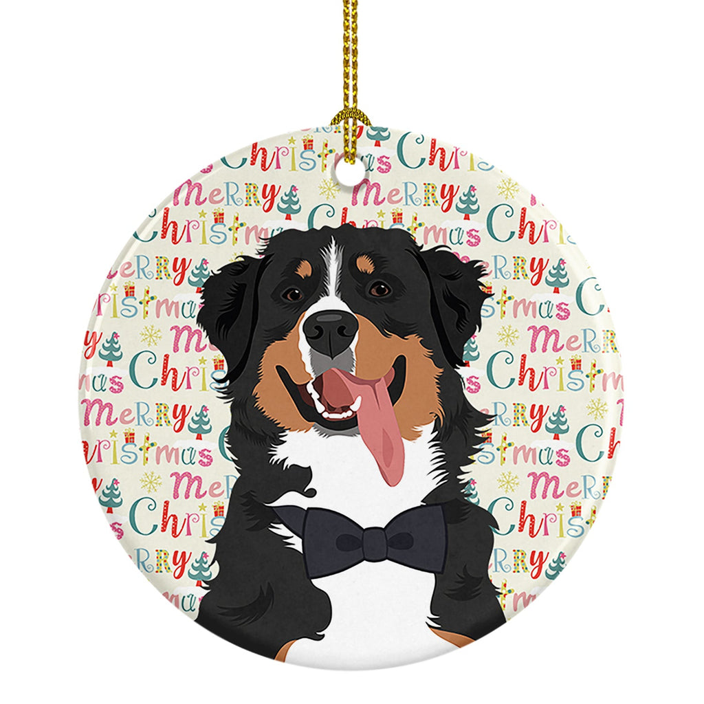 Bernese Mountain Dog #1 Christmas Ceramic Ornament