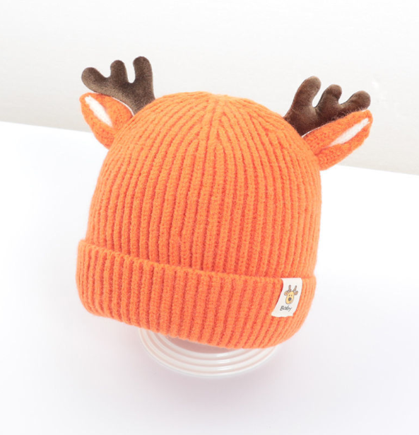 Thick Thermal Wool Baby Winter Cap for Infants