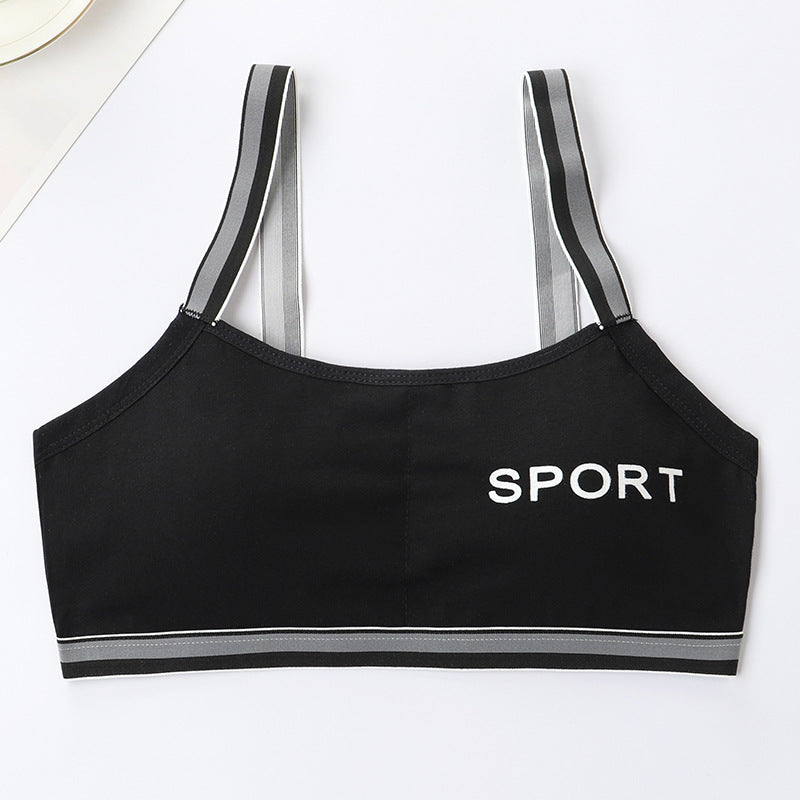 3-Piece Seamless Sports Bra Set for Girls Ages 9-15