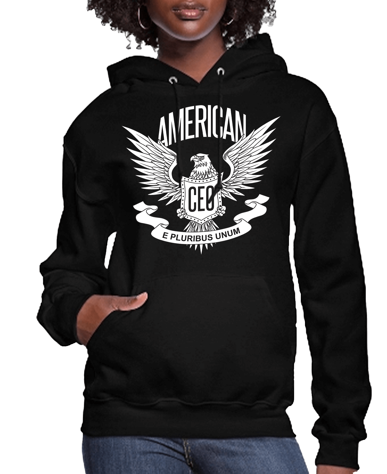 American CEO Patriotic Eagle Women’s Hoodie | Streetwear