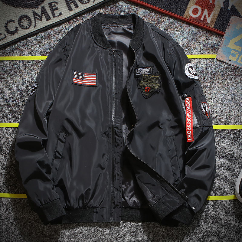 Men's Waterproof Baseball Jacket - Casual & Comfortable