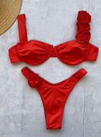 2023 New Women's Bikini with Floral Design