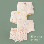 Spring Summer Girls Cotton Cartoon Boxer Shorts