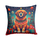 Tibetan Mastiff Christmas Throw Pillow