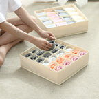 Foldable Mesh Storage Box for Lingerie and Socks