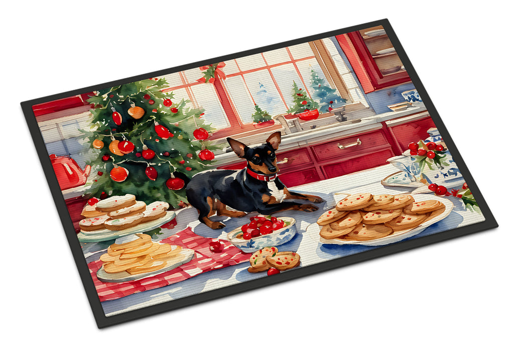 Miniature Pinscher Christmas Cookies Doormat