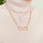 Equestrian Horsebit Chain Necklace