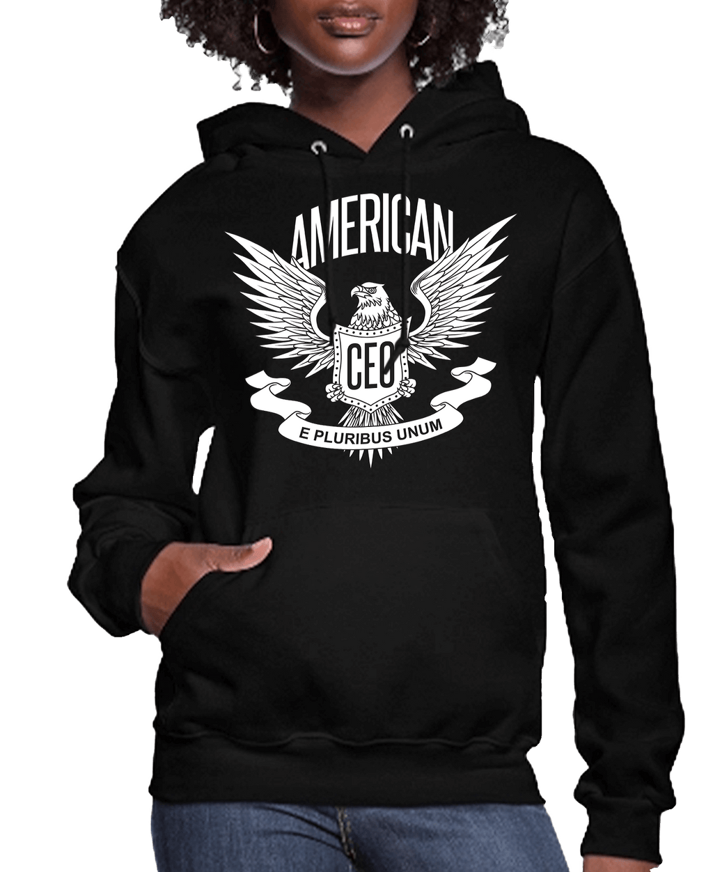 American CEO Patriotic Eagle Women’s Hoodie | Streetwear