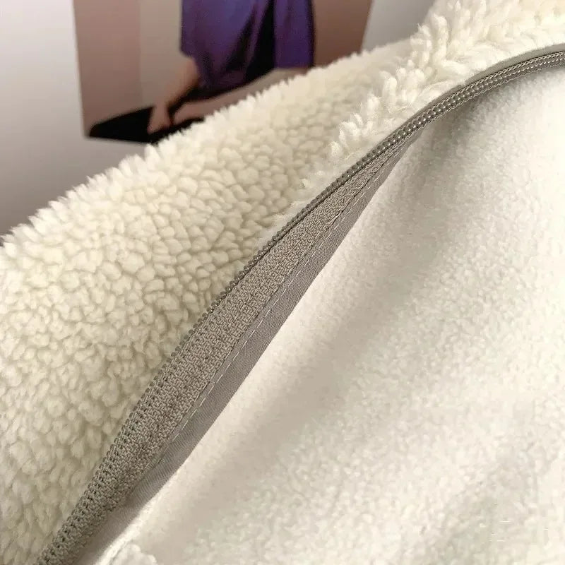 Japanese Fleece Stand Neck Jacket for Couples (Solid Color)
