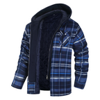 Plaid Hooded Jacket