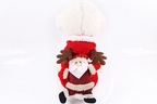 Winter Fleece Reindeer Outfit for Dogs (Bichon)