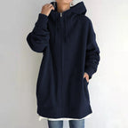 Women's Fuzzy Full-Zip Sport Pullover Hoodie | Streetwear