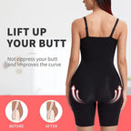 Women's Push Up Support Corset Bodysuit with Detachable Straps
