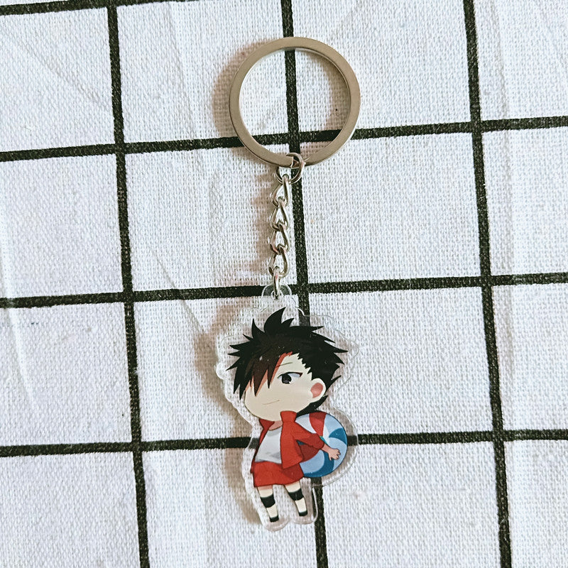 Acrylic Keychain Volleyball Anime Double-Sided Custom | Accessory