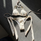 2023 Women's Bikini with Unique Fabric and Tie Design