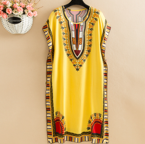 Fashionable Summer Floral Hooded Dress for Women