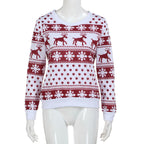 Christmas Reindeer Print Hoodie Sweatshirt | Streetwear
