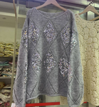 Loose Western Style Women's Padded Turtleneck Sweater