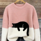 Women's Christmas Fleece Pullover Sweater | Streetwear
