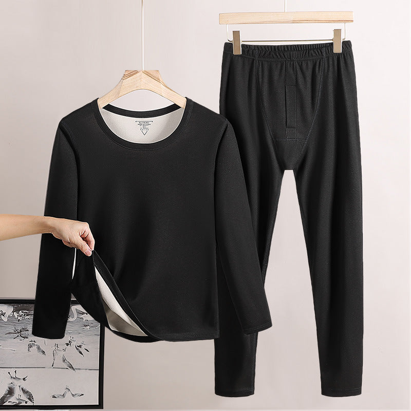 Men's Fleece-lined Thermal Long Johns, Double-sided