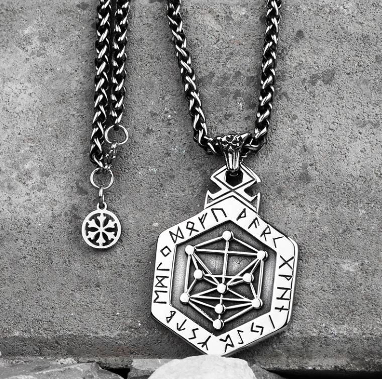 Men's Punk Hip Hop Student Pendant Vintage Sweater Chain