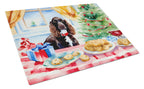 American Water Spaniel Christmas Cookies Glass Cutting Board