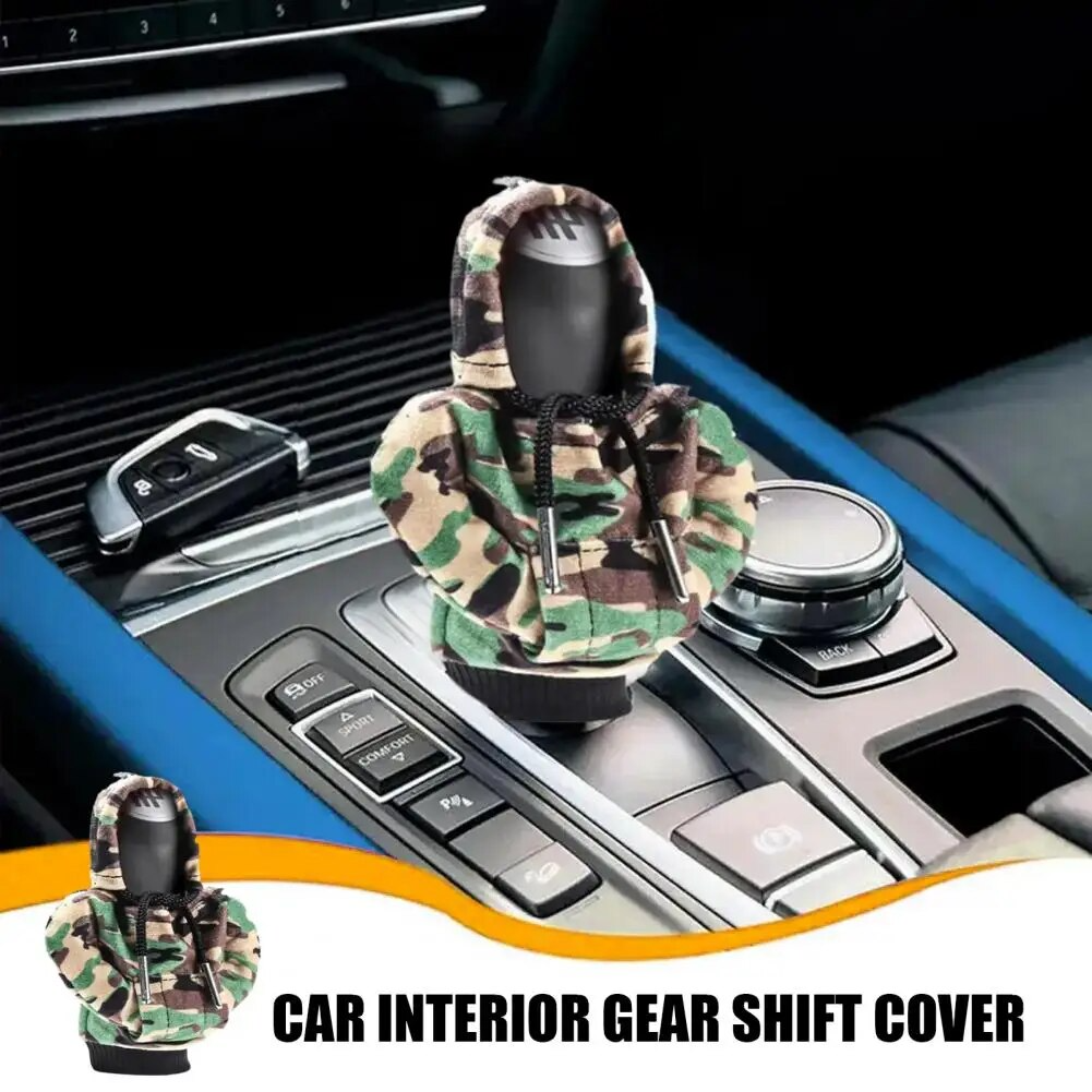 Car Gear Shift Cover Mini Hoodie Gear Shift Cover for Car Shifter Interior Trim | Streetwear