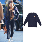 Loose Round Neck Pullover for Women | Streetwear