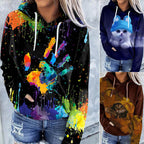 Graffiti Pattern Sweater for Men and Women in Spring/Fall