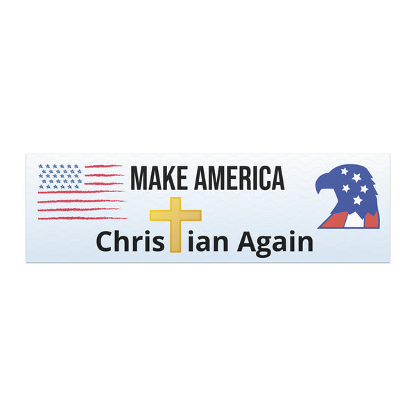 Anointed Attire MACA Christian Car Magnet - Make America Christian Again Bumper Magnet