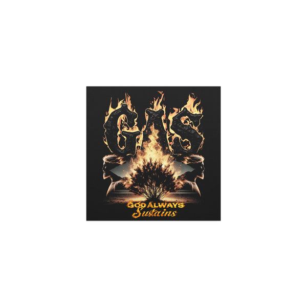 Anointed Attire GAS Christian Sticker - God Always Sustains