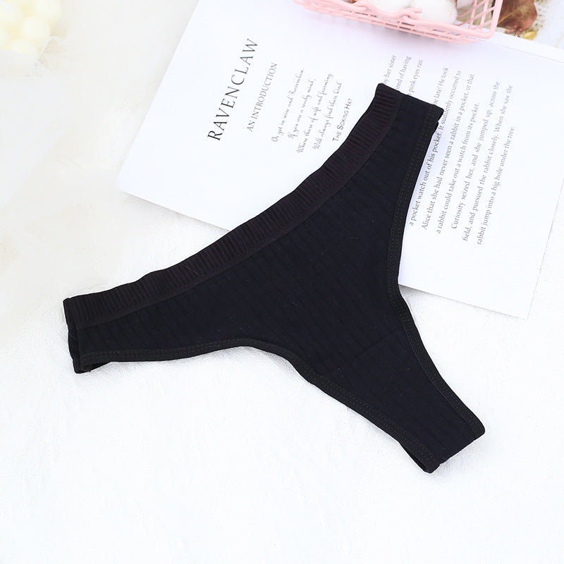 40 Cotton Women's Thongs - Seamless & Sporty Design