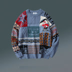 Red Christmas Sweater for Men - Thick Bear Design