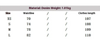 Women's Hemming Sleeve Denim Jacket