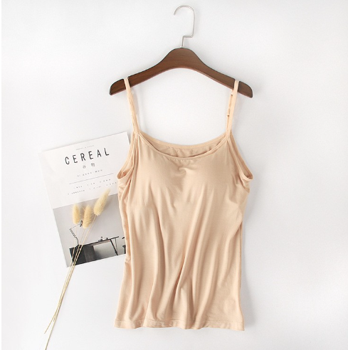 Women's Camisole with Built-In Padded Bra (Single)