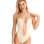 Sexy Backless Bodysuit Bra for Evening Dresses