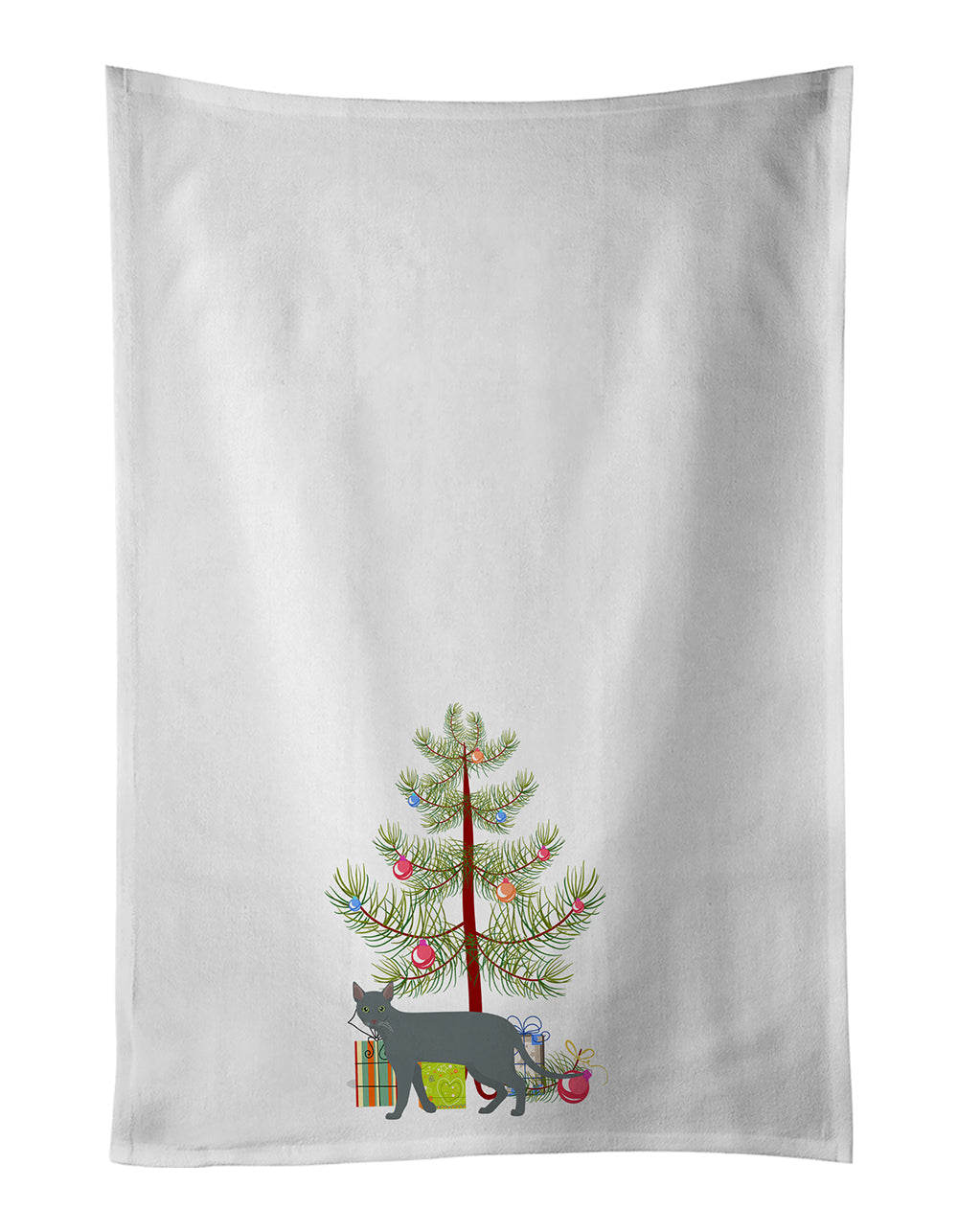 Raas Cat Christmas Kitchen Towel Set of 2
