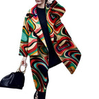 Casual Long Solid Warm Wool Coat