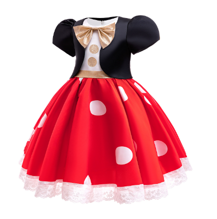Minnie Children's Costume Dress for Christmas (One Piece)