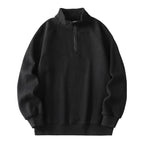 Fashion Stand-collar Fleece Long Sleeve Sweatshirt Winter Warm | Streetwear