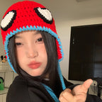 Cartoon Cute Wool Hat for Autumn and Winter | Embroidered Cap