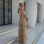 2024 Spring New Women's Off-Shoulder Beach Dress