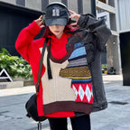 Plus Size Hooded Fleece Pullover Sweater Coat | Streetwear