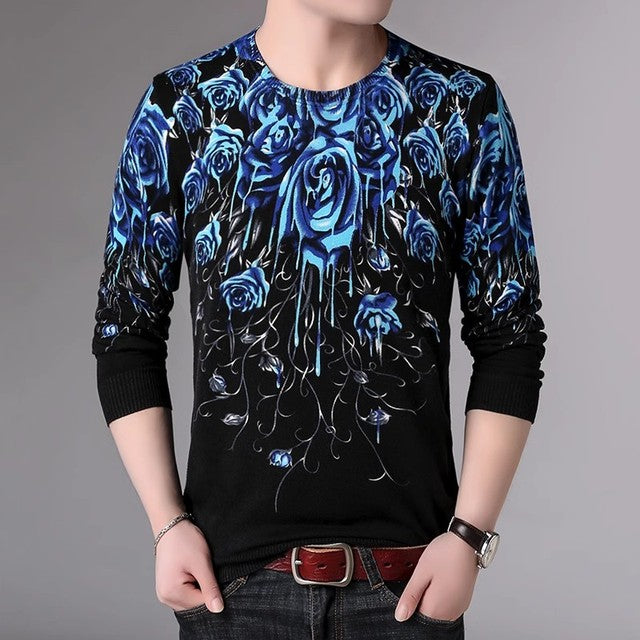Men's Luxury 3D Tiger Print Knitted Sweater Pullover | Streetwear