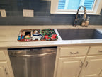 Sheltie Cozy Christmas Dish Drying Mat